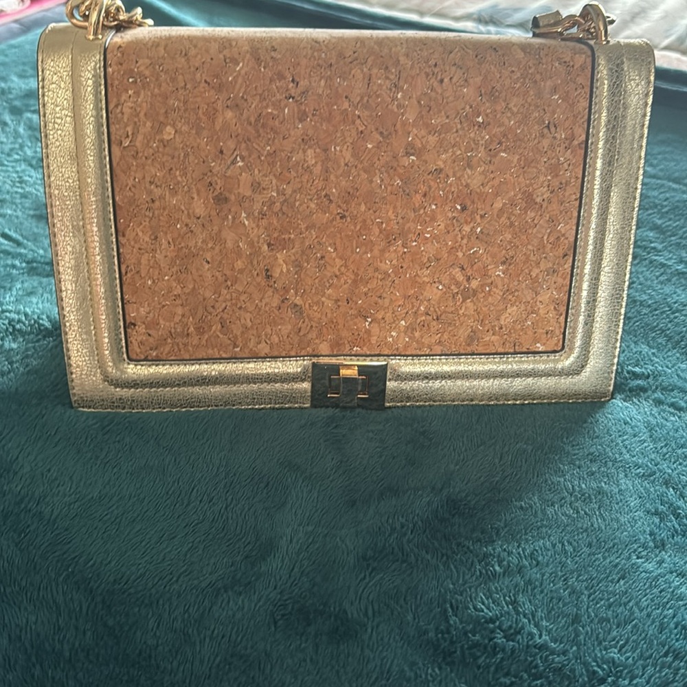 #gold And cork pocketbook #hard feel